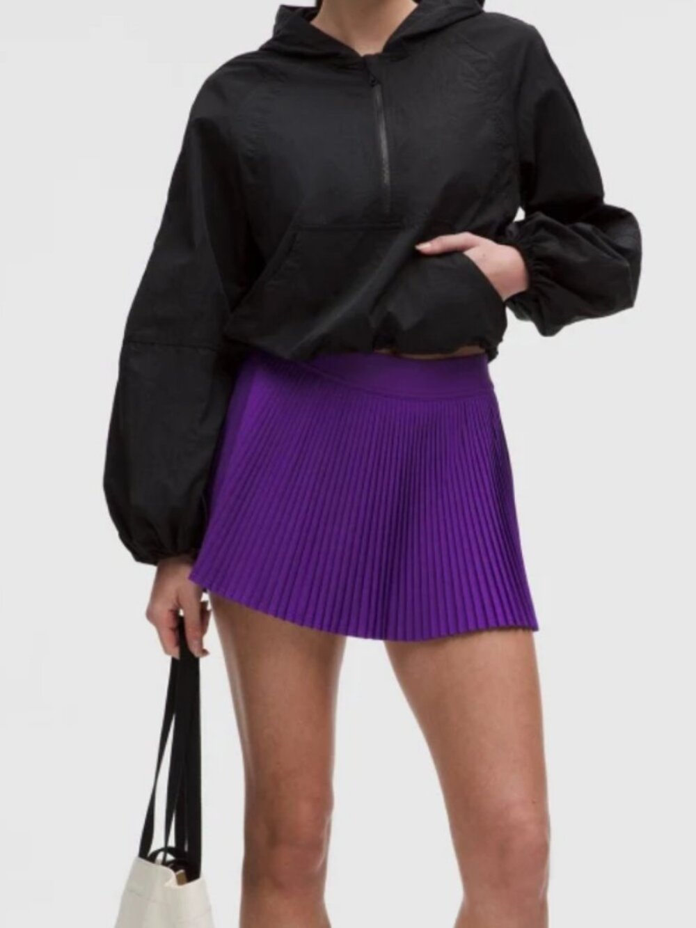 Varsity High-Rise Pleated Tennis Skirt - Picture 8 of 10
